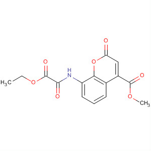 920338-51-8  2H-1-Benzopyran-4-carboxylic acid,8-[(2-ethoxy-2-oxoacetyl)amino]-2-oxo-, methyl ester