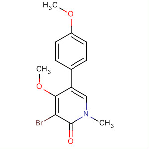 920490-79-5  2(1H)-Pyridinone, 3-bromo-4-methoxy-5-(4-methoxyphenyl)-1-methyl-