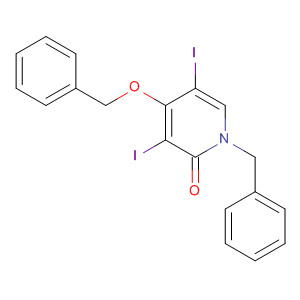 920490-95-5  2(1H)-Pyridinone, 3,5-diiodo-4-(phenylmethoxy)-1-(phenylmethyl)- 920490-95-5  2(1H)-Pyridinone, 3,5-diiodo-4-(phenylmethoxy)-1-(phenylmethyl)-