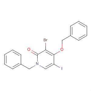 920490-96-6  2(1H)-Pyridinone, 3-bromo-5-iodo-4-(phenylmethoxy)-1-(phenylmethyl)-