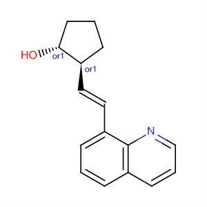 920491-99-2  Cyclopentanol, 2-[(1E)-2-(8-quinolinyl)ethenyl]-, (1R,2S)-rel-