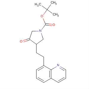 920492-04-2  1-Pyrrolidinecarboxylic acid, 3-oxo-4-[2-(8-quinolinyl)ethyl]-,1,1-dimethylethyl ester