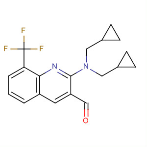 920494-33-3  3-Quinolinecarboxaldehyde,2-[bis(cyclopropylmethyl)amino]-8-(trifluoromethyl)-
