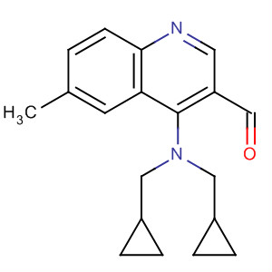 920494-42-4  3-Quinolinecarboxaldehyde, 4-[bis(cyclopropylmethyl)amino]-6-methyl-