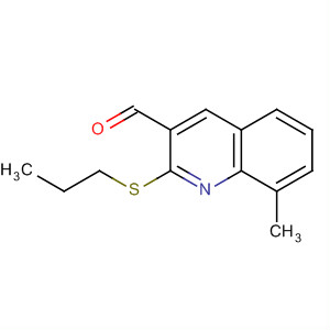 920494-64-0  3-Quinolinecarboxaldehyde, 8-methyl-2-(propylthio)-