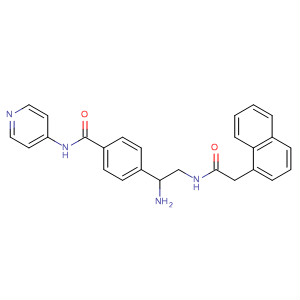 920496-42-0  2-Naphthaleneacetamide,N-[2-amino-2-[4-[(4-pyridinylamino)carbonyl]phenyl]ethyl]-