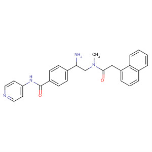 920499-15-6  2-Naphthaleneacetamide,N-[2-amino-2-[4-[(4-pyridinylamino)carbonyl]phenyl]ethyl]-N-methyl-