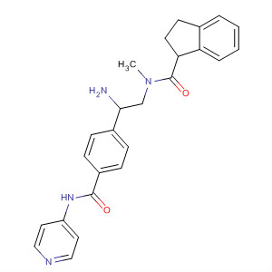 920499-88-3  1H-Indene-1-carboxamide,N-[2-amino-2-[4-[(4-pyridinylamino)carbonyl]phenyl]ethyl]-2,3-dihydro-N-methyl-