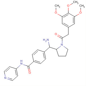 920500-13-6  Benzamide,4-[amino[1-[2-(3,4,5-trimethoxyphenyl)acetyl]-2-pyrrolidinyl]methyl]-N-4-pyridinyl-