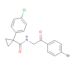 920501-54-8  Cyclopropanecarboxamide,N-[2-(4-bromophenyl)-2-oxoethyl]-1-(4-chlorophenyl)-