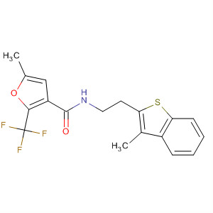 920505-55-1  3-Furancarboxamide,5-methyl-N-[2-(3-methylbenzo[b]thien-2-yl)ethyl]-2-(trifluoromethyl)-
