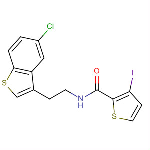 920505-77-7  2-Thiophenecarboxamide,N-[2-(5-chlorobenzo[b]thien-3-yl)ethyl]-3-iodo-