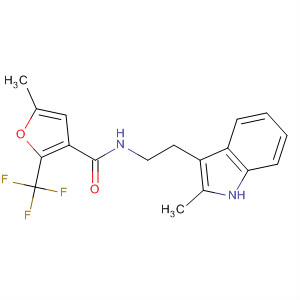 920505-94-8  3-Furancarboxamide,5-methyl-N-[2-(2-methyl-1H-indol-3-yl)ethyl]-2-(trifluoromethyl)-