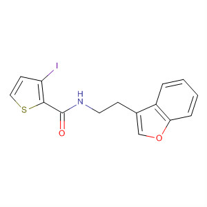 920506-38-3  2-Thiophenecarboxamide, N-[2-(3-benzofuranyl)ethyl]-3-iodo-