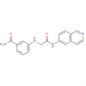 920513-35-5  Benzamide, 3-[[2-(6-isoquinolinylamino)-2-oxoethyl]amino]-