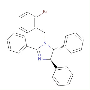 920516-03-6  1H-Imidazole, 1-[(2-bromophenyl)methyl]-4,5-dihydro-2,4,5-triphenyl-,(4R,5R)-