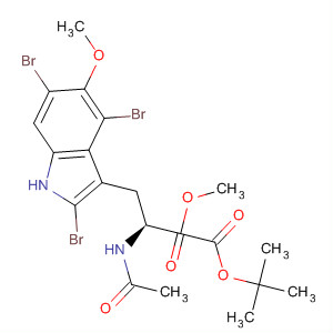 920516-20-7  L-Tryptophan,N-acetyl-2,4,6-tribromo-1-[(1,1-dimethylethoxy)carbonyl]-5-methoxy-,methyl ester