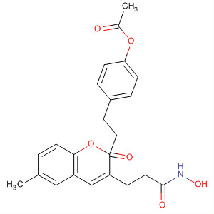920524-60-3  2H-1-Benzopyran-3-propanamide,a-[2-[4-(acetyloxy)phenyl]ethyl]-N-hydroxy-6-methyl-2-oxo-