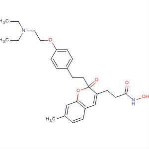 920524-71-6  2H-1-Benzopyran-3-propanamide,a-[2-[4-[2-(diethylamino)ethoxy]phenyl]ethyl]-N-hydroxy-7-methyl-2-oxo-