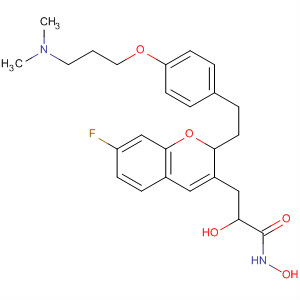 920524-73-8  2H-1-Benzopyran-3-propanamide,a-[2-[4-[3-(dimethylamino)propoxy]phenyl]ethyl]-7-fluoro-N-hydroxy-2-oxo-