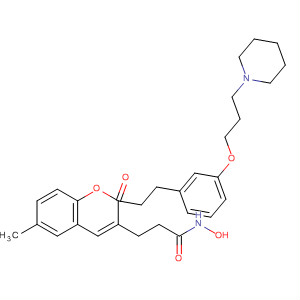 920524-94-3  2H-1-Benzopyran-3-propanamide,N-hydroxy-6-methyl-2-oxo-a-[2-[3-[3-(1-piperidinyl)propoxy]phenyl]ethyl]-