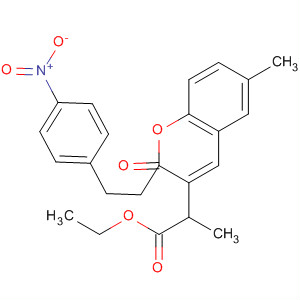 920525-66-2  2H-1-Benzopyran-3-propanoic acid,6-methyl-a-[2-(4-nitrophenyl)ethyl]-2-oxo-, ethyl ester
