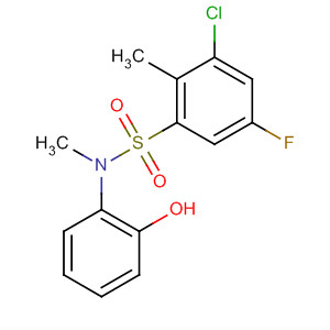 920527-31-7  Benzenesulfonamide,3-chloro-5-fluoro-N-(2-hydroxyphenyl)-N,2-dimethyl-