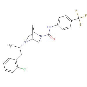 920531-53-9  2,5-Diazabicyclo[2.2.1]heptane-2-carboxamide,5-[2-(2-chlorophenyl)-1-methylethyl]-N-[4-(trifluoromethyl)phenyl]-