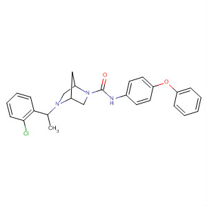 920531-58-4  2,5-Diazabicyclo[2.2.1]heptane-2-carboxamide,5-[1-(2-chlorophenyl)ethyl]-N-(4-phenoxyphenyl)-