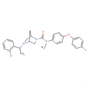 920531-59-5  2,5-Diazabicyclo[2.2.1]heptane-2-carboxamide,5-[1-(2-chlorophenyl)ethyl]-N-[4-(4-fluorophenoxy)phenyl]-N-methyl-