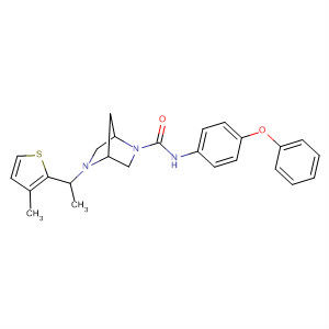 920531-81-3  2,5-Diazabicyclo[2.2.1]heptane-2-carboxamide,5-[1-(3-methyl-2-thienyl)ethyl]-N-(4-phenoxyphenyl)-