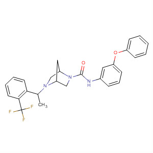 920532-15-6  2,5-Diazabicyclo[2.2.1]heptane-2-carboxamide,N-(3-phenoxyphenyl)-5-[1-[2-(trifluoromethyl)phenyl]ethyl]-