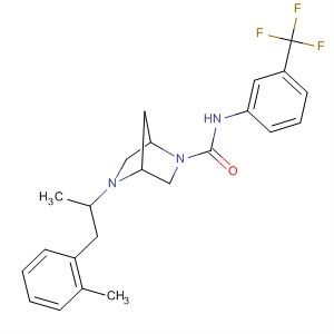 920532-19-0  2,5-Diazabicyclo[2.2.1]heptane-2-carboxamide,5-[1-methyl-2-(2-methylphenyl)ethyl]-N-[3-(trifluoromethyl)phenyl]-