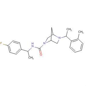 920532-21-4  2,5-Diazabicyclo[2.2.1]heptane-2-carboxamide,N-[1-(4-fluorophenyl)ethyl]-5-[1-(2-methylphenyl)ethyl]-