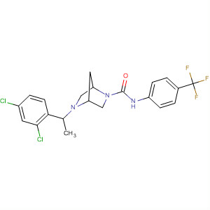 920532-58-7  2,5-Diazabicyclo[2.2.1]heptane-2-carboxamide,5-[1-(2,4-dichlorophenyl)ethyl]-N-[4-(trifluoromethyl)phenyl]-