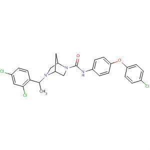 920532-59-8  2,5-Diazabicyclo[2.2.1]heptane-2-carboxamide,N-[4-(4-chlorophenoxy)phenyl]-5-[1-(2,4-dichlorophenyl)ethyl]-