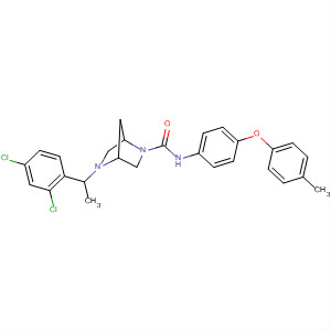 920532-60-1  2,5-Diazabicyclo[2.2.1]heptane-2-carboxamide,5-[1-(2,4-dichlorophenyl)ethyl]-N-[4-(4-methylphenoxy)phenyl]-