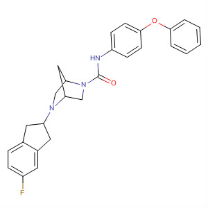 920532-62-3  2,5-Diazabicyclo[2.2.1]heptane-2-carboxamide,5-(5-fluoro-2,3-dihydro-1H-inden-2-yl)-N-(4-phenoxyphenyl)-