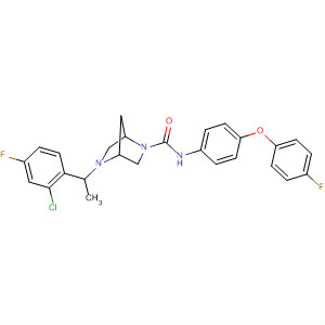 920532-66-7  2,5-Diazabicyclo[2.2.1]heptane-2-carboxamide,5-[1-(2-chloro-4-fluorophenyl)ethyl]-N-[4-(4-fluorophenoxy)phenyl]-