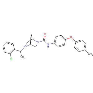 920532-71-4  2,5-Diazabicyclo[2.2.1]heptane-2-carboxamide,5-[1-(2-chlorophenyl)ethyl]-N-[4-(4-methylphenoxy)phenyl]-