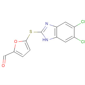 920536-41-0  2-Furancarboxaldehyde, 5-[(5,6-dichloro-1H-benzimidazol-2-yl)thio]-