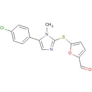 920536-45-4  2-Furancarboxaldehyde,5-[[5-(4-chlorophenyl)-1-methyl-1H-imidazol-2-yl]thio]-
