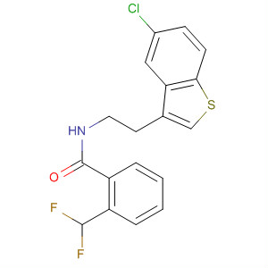 920537-48-0  Benzamide, N-[2-(5-chlorobenzo[b]thien-3-yl)ethyl]-2-(difluoromethyl)-