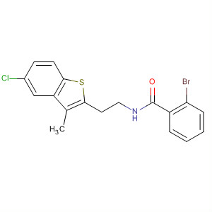 920537-61-7  Benzamide, 2-bromo-N-[2-(5-chloro-3-methylbenzo[b]thien-2-yl)ethyl]-
