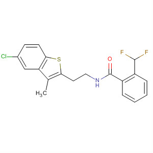920537-65-1  Benzamide,N-[2-(5-chloro-3-methylbenzo[b]thien-2-yl)ethyl]-2-(difluoromethyl)-