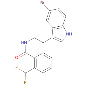 920537-73-1  Benzamide, N-[2-(5-bromo-1H-indol-3-yl)ethyl]-2-(difluoromethyl)-