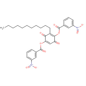 920757-60-4  2,5-Cyclohexadiene-1,4-dione, 2,5-bis[(3-nitrobenzoyl)oxy]-3-undecyl-