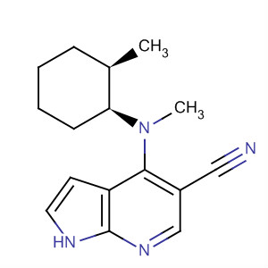 920959-43-9  1H-Pyrrolo[2,3-b]pyridine-5-carbonitrile,4-[methyl[(1S,2R)-2-methylcyclohexyl]amino]-