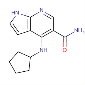 920959-44-0  1H-Pyrrolo[2,3-b]pyridine-5-carboxamide, 4-(cyclopentylamino)-
