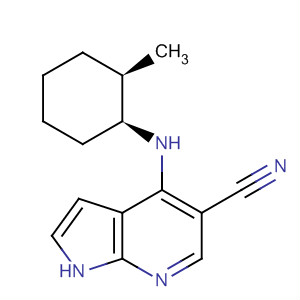 920959-55-3  1H-Pyrrolo[2,3-b]pyridine-5-carbonitrile,4-[[(1S,2R)-2-methylcyclohexyl]amino]-